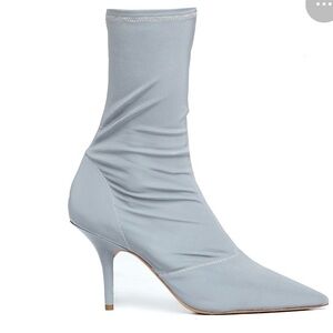 Yeezy season 6 reflective chrome booties 70mm 36.5